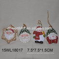 Hot sale ceramic santa claus with ball design